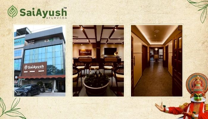 Experienced Ayurvedic doctor consulting patient at Sai Ayush Ayurveda Hospital Hyderabad