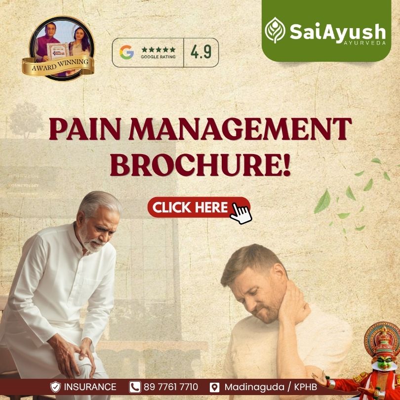 Pain management brochure-Sai Ayush Ayurveda